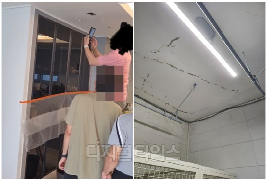 입주를 시작한지 약 2달쯤 지난 전남 광양 소재의 한 신축아파트를 둘러싼 '부실시공' 논란이 거세게 일었다. <온라인 커뮤니티>